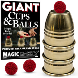 Giant Cups and Balls Magic Routine | Magic Tricks | Wiccan Center