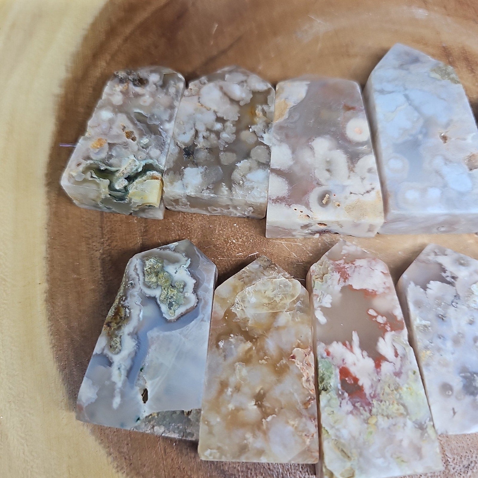 Phantom Agate cornelian towers | Crystal Points & Towers | Wiccan Center