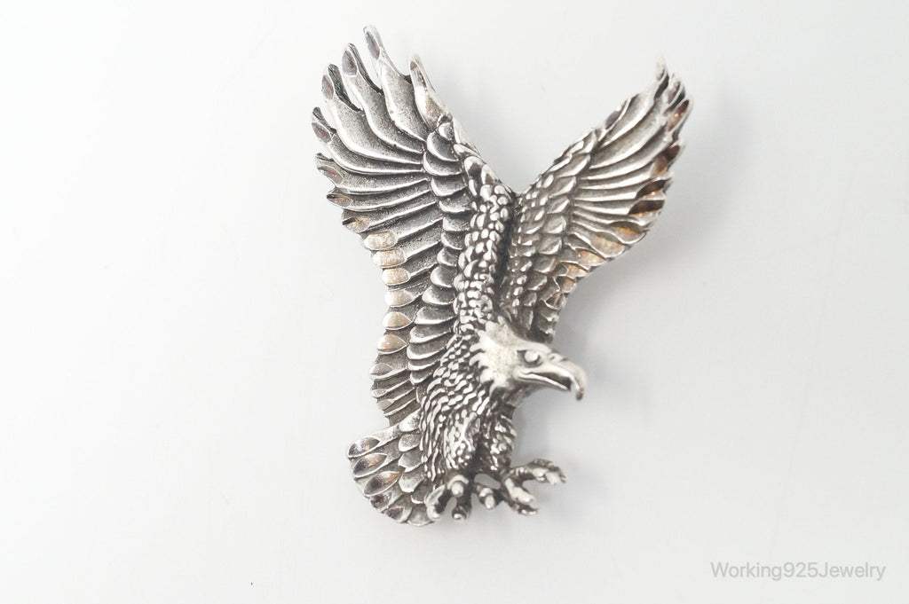 Vintage Native American Shube's Manufacturing Inc Sterling Silver Eagle Pendant | Jewelry > Necklaces > Pendants | Wiccan Center