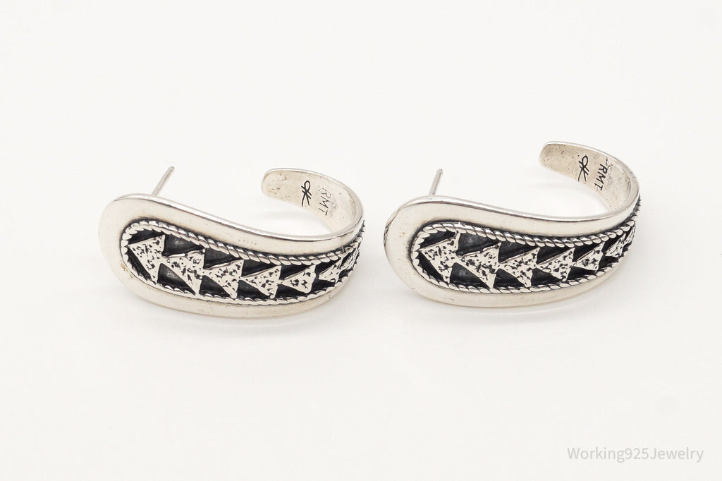 Western Designer Carolyn Pollack Relios RMT Tribal Sterling Silver Earrings | Jewelry > Earrings | Wiccan Center