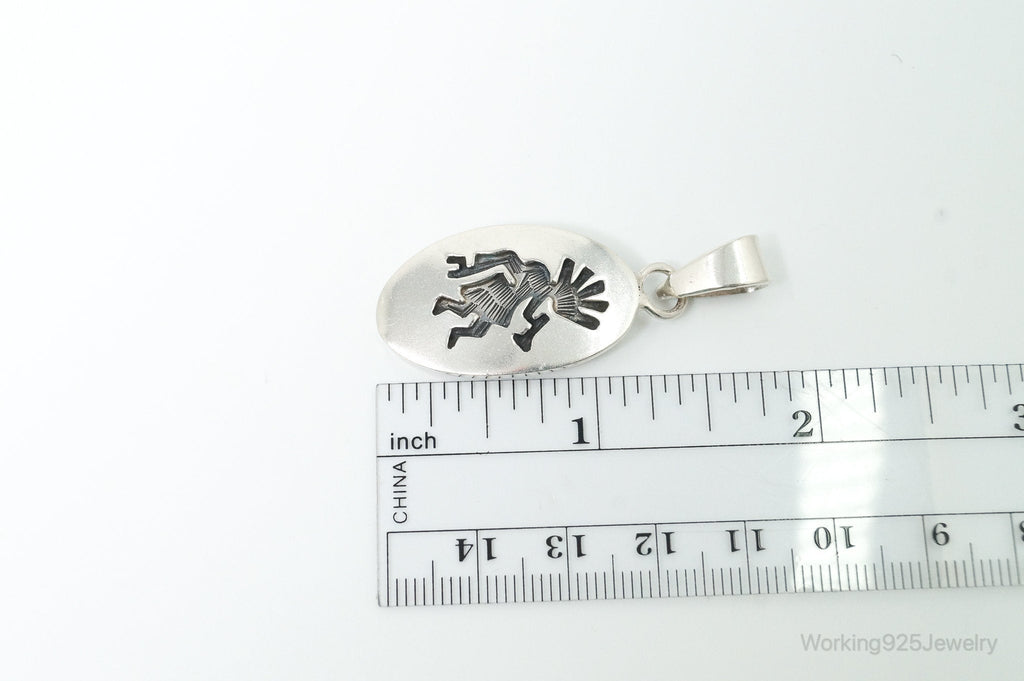 Vintage Mexico Dancing Kokopelli Southwestern Sterling Silver Pendant | Jewelry > Necklaces > Pendants | Wiccan Center