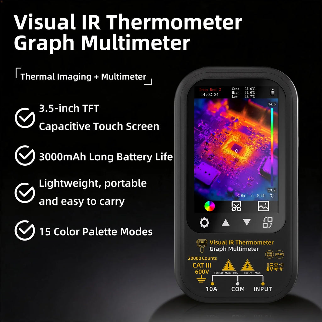 BSIDE SH6 Thermal Imager Digital Multimeter | Thermal Imaging Multimeter | Wiccan Center