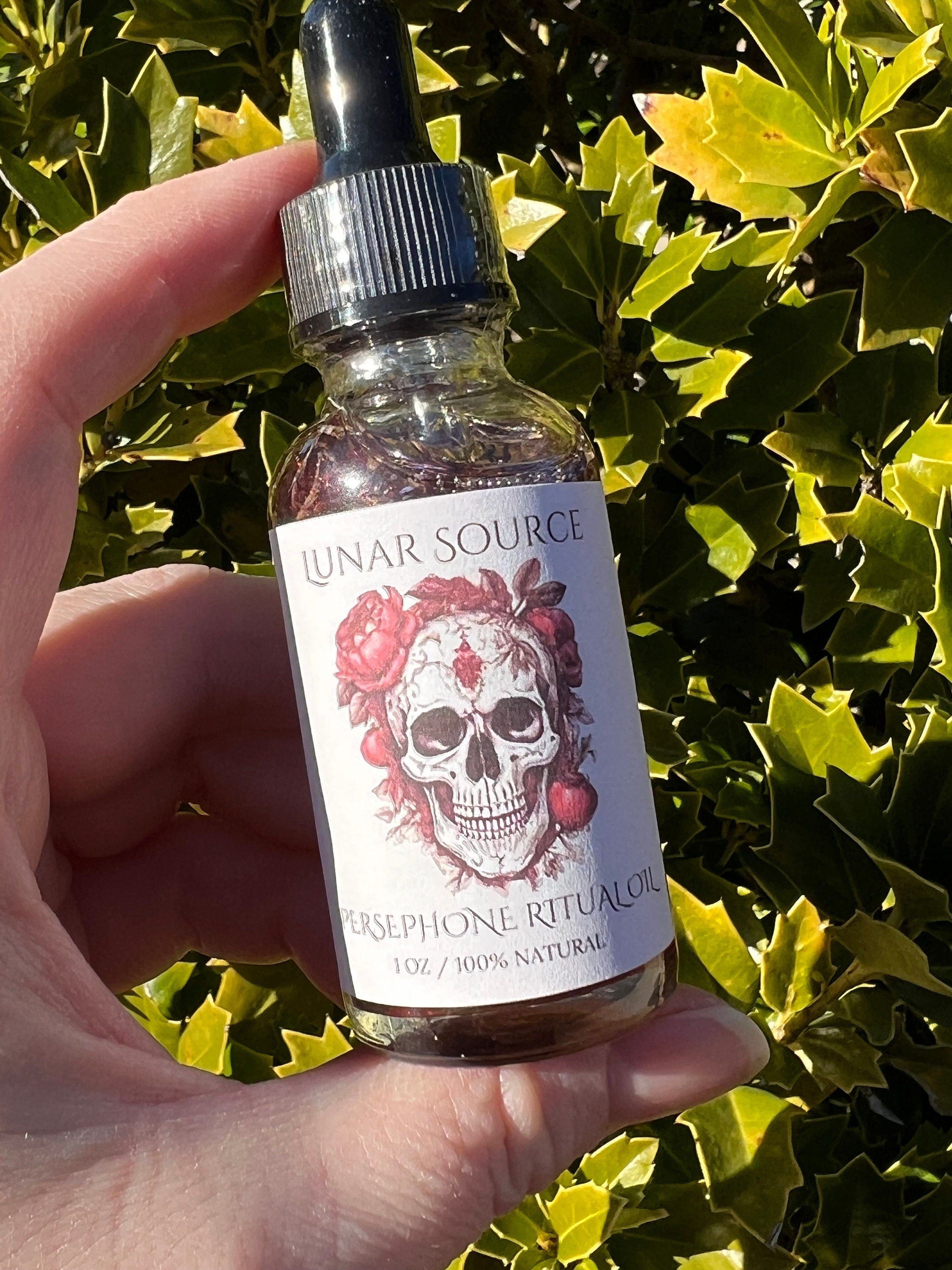 Persephone Offering Ritual Oil | Queen of Underworld Goddess Perfume Witchcraft Altar Spell Magic Deity Intention Devotional Pagan Gift | | Wiccan Center