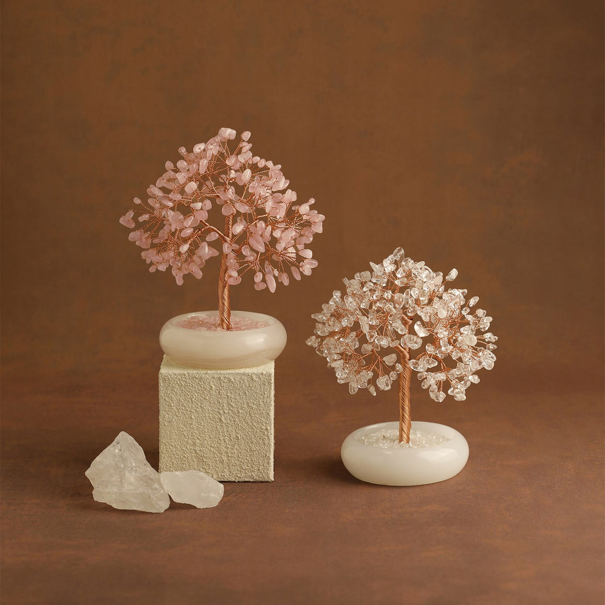 Elegant Jade Base Crystal Tree | Crystal Tree | Wiccan Center