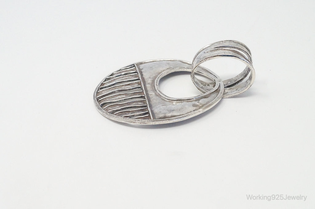 Retired Silpada Cascading Waves Hammered Sterling Silver Necklace Pendant | Jewelry > Necklaces > Pendants | Wiccan Center