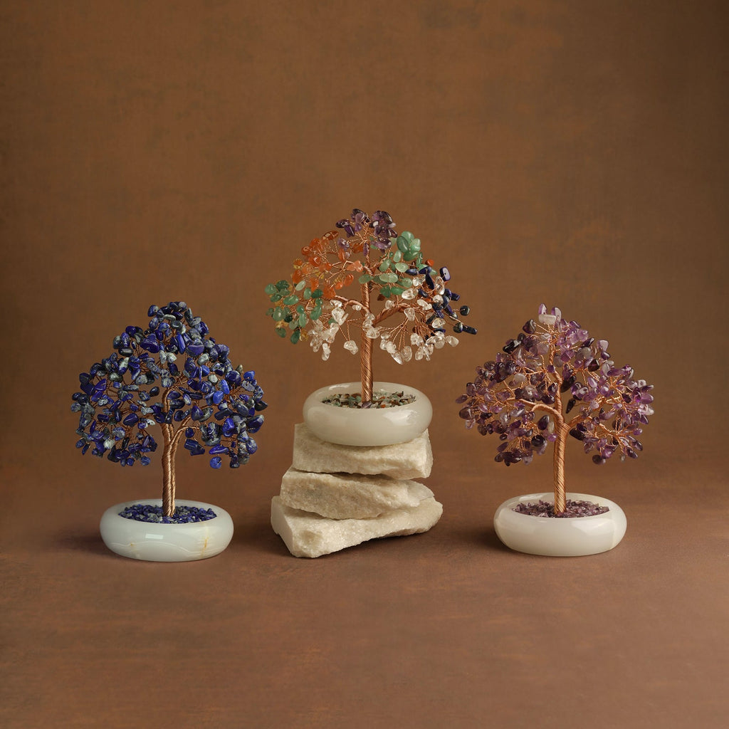 Elegant Jade Base Crystal Tree | Crystal Tree | Wiccan Center