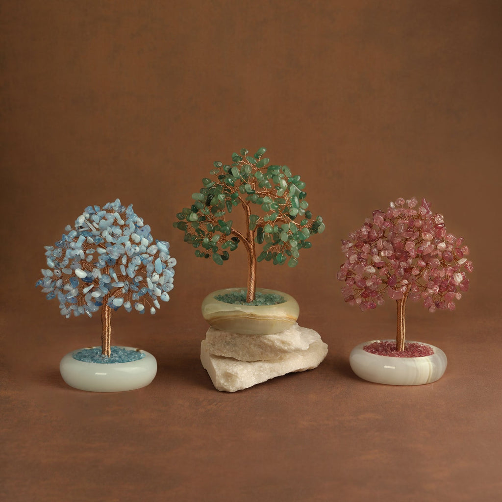Elegant Jade Base Crystal Tree | Crystal Tree | Wiccan Center