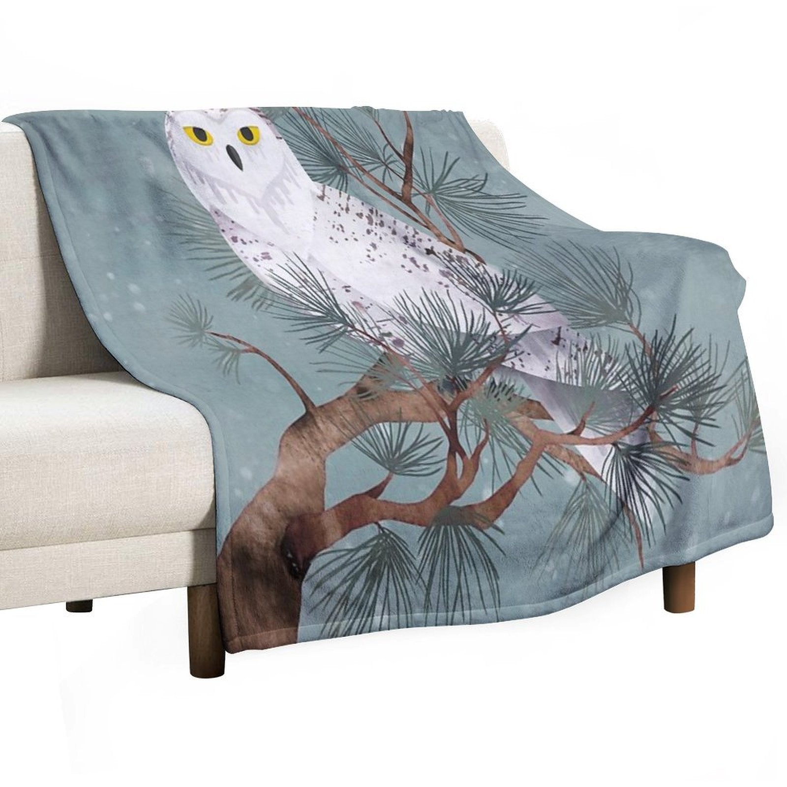 Snowy Throw Blanket | Blankets | Wiccan Center