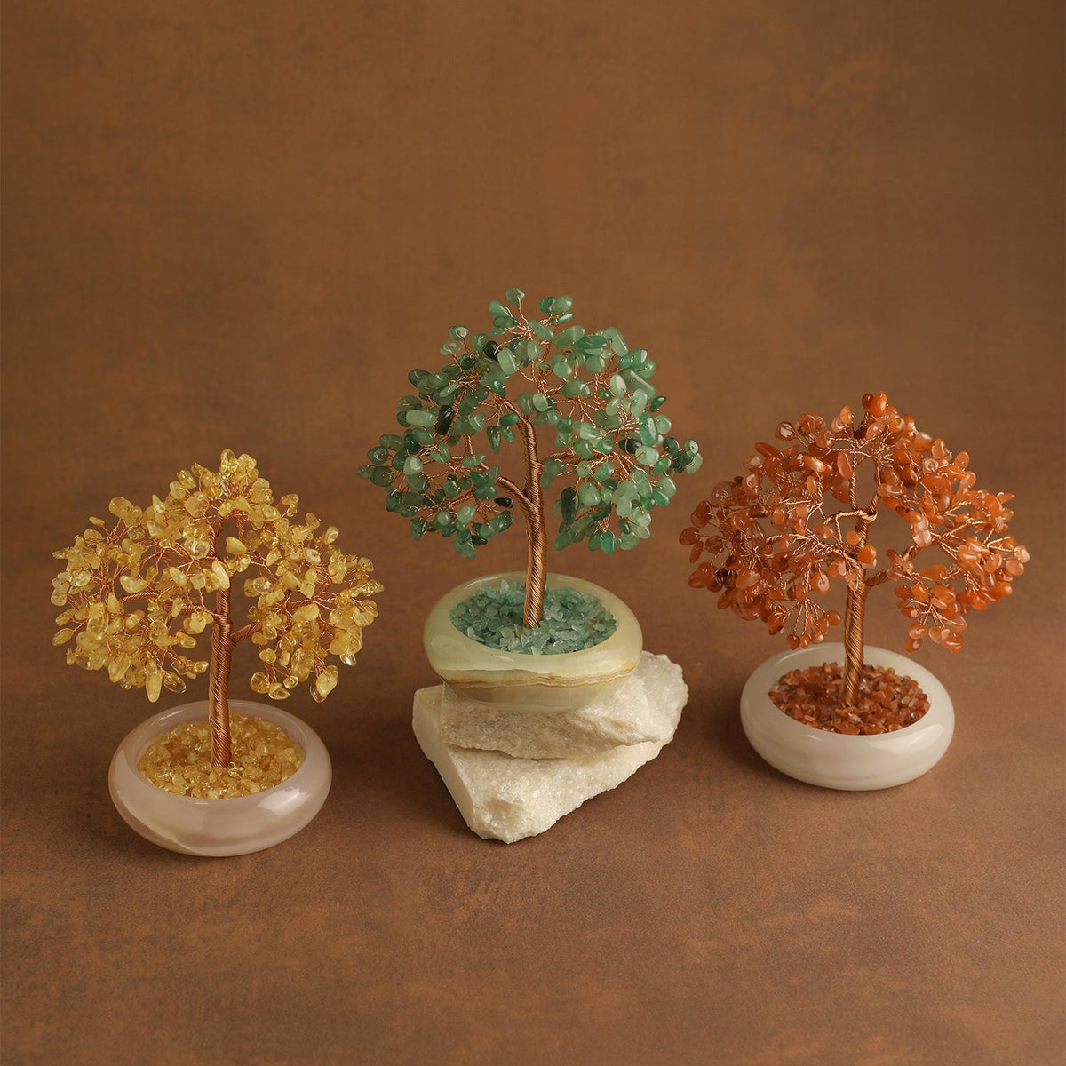 Elegant Jade Base Crystal Tree | Crystal Tree | Wiccan Center