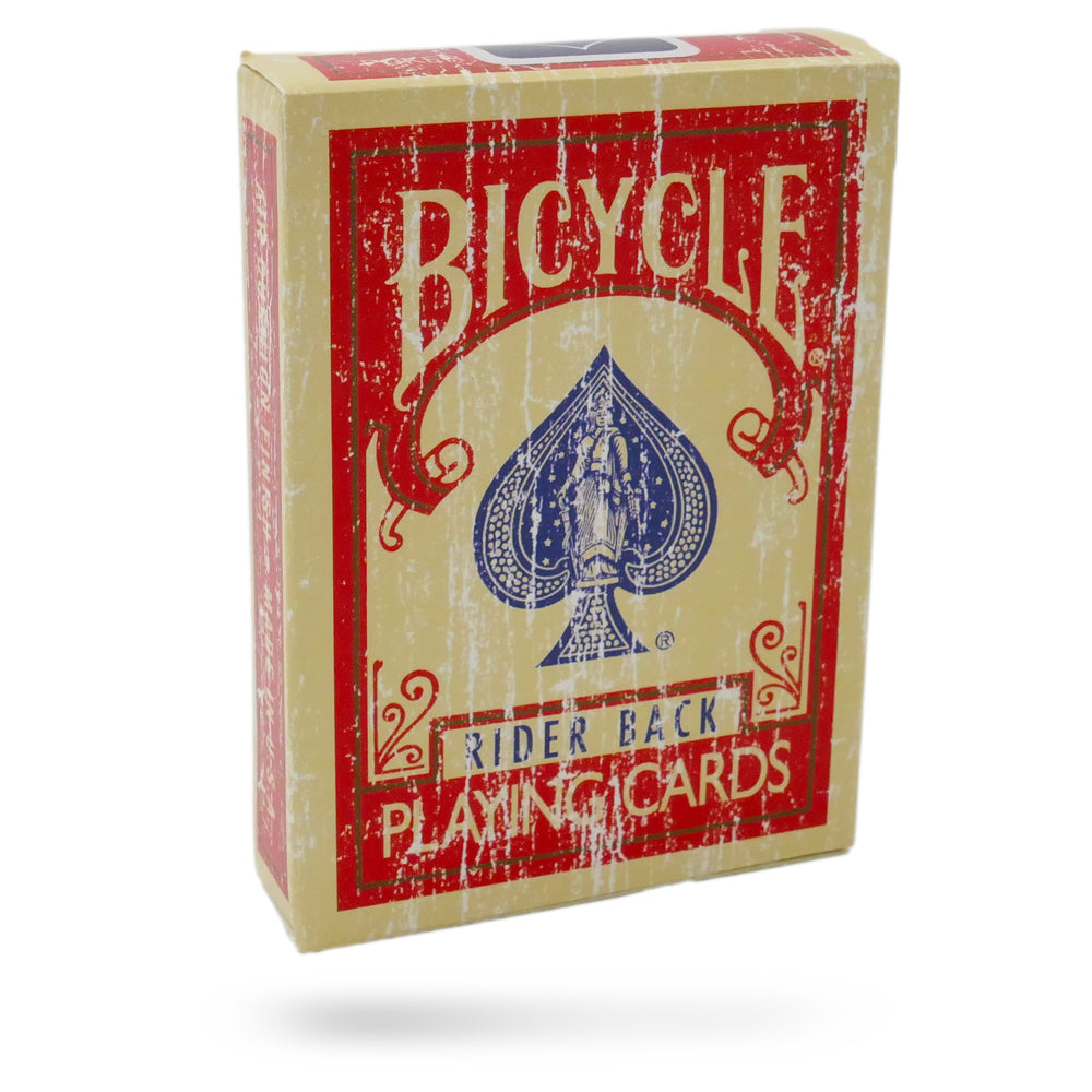 Faded Rider Back Red Bicycle Deck | Magic Tricks | Wiccan Center