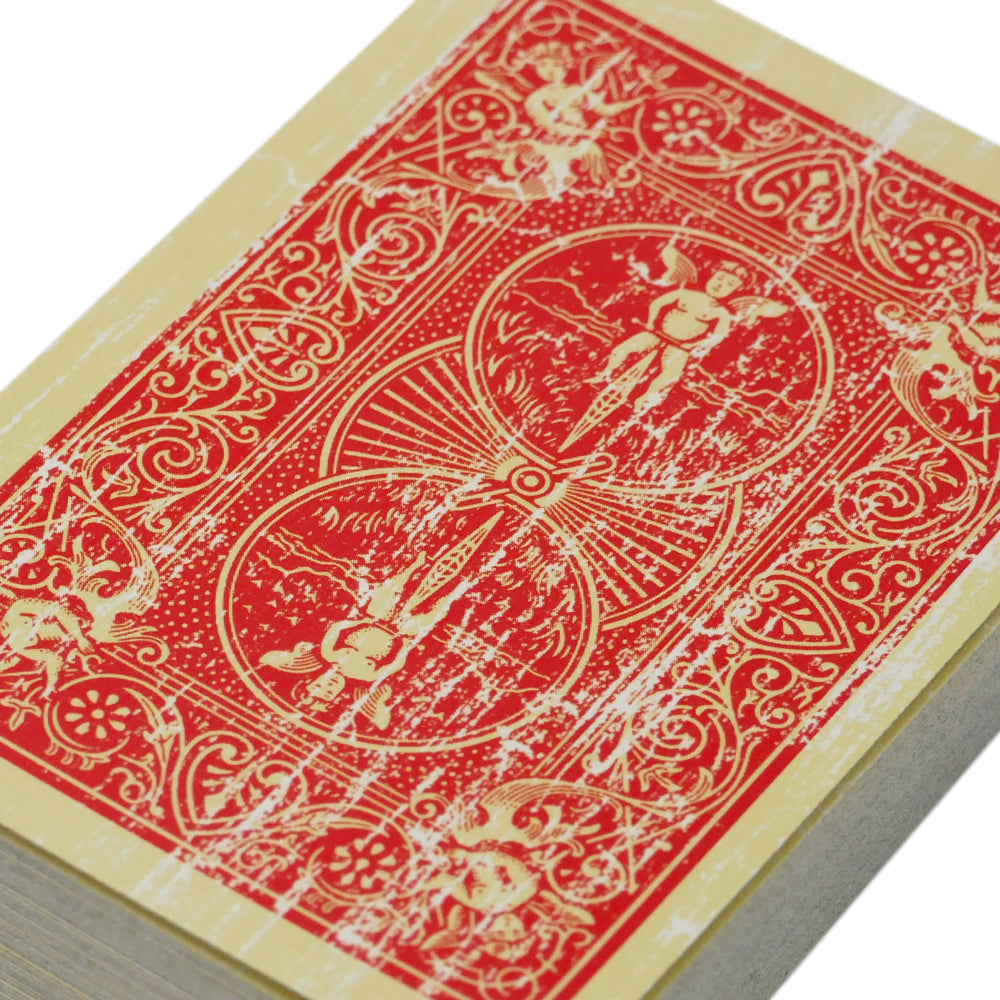 Faded Rider Back Red Bicycle Deck | Magic Tricks | Wiccan Center