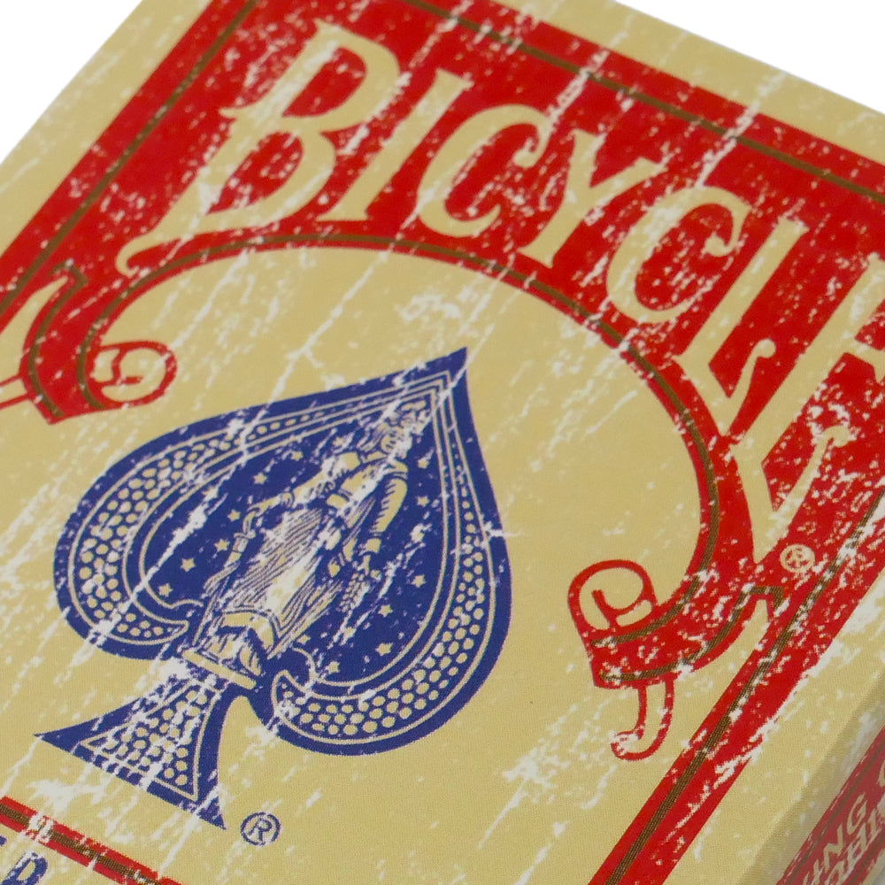Faded Rider Back Red Bicycle Deck | Magic Tricks | Wiccan Center