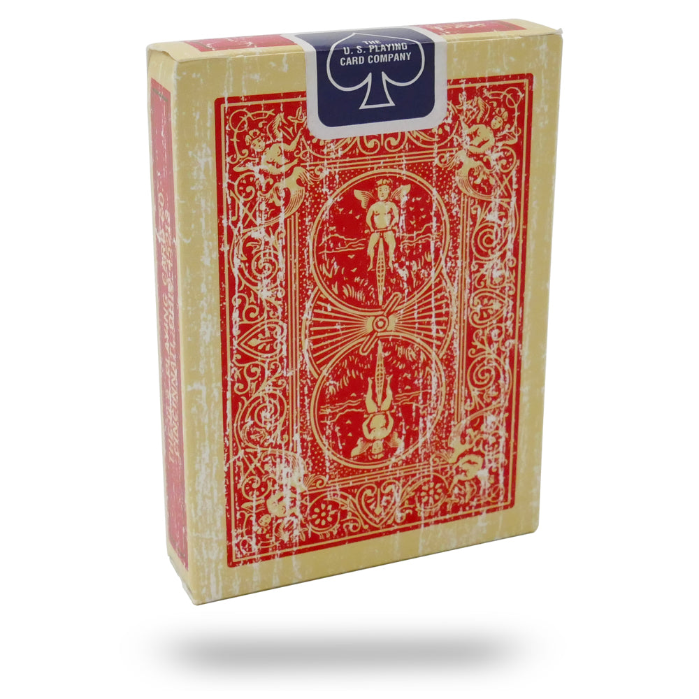 Faded Rider Back Red Bicycle Deck | Magic Tricks | Wiccan Center