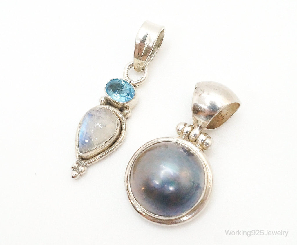 Vintage Multi Gem Sterling Silver Pendants | Jewelry > Necklaces > Pendants | Wiccan Center