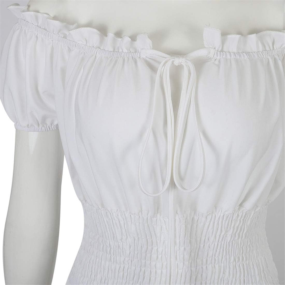 Renaissance Costume Women Medieval Chemise Dress Peasant Tops Irish under Dress | Women Clothing | Wiccan Center