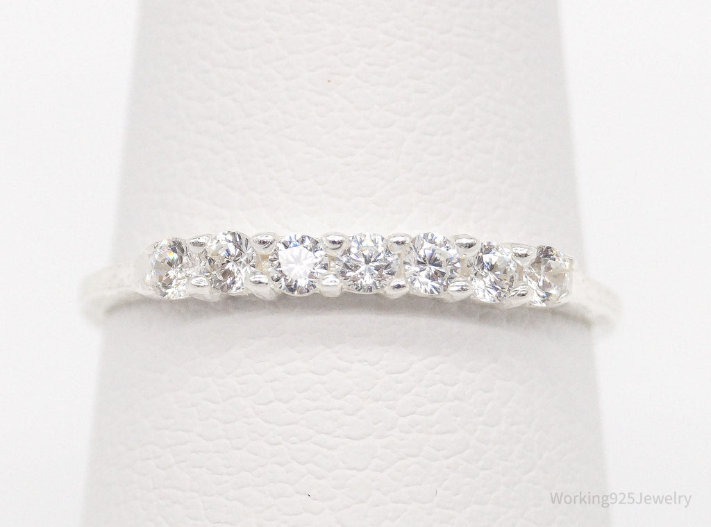 Vintage STE BEE Cubic Zirconia Sterling Silver Ring - Size 6 | Jewelry > Rings | Wiccan Center