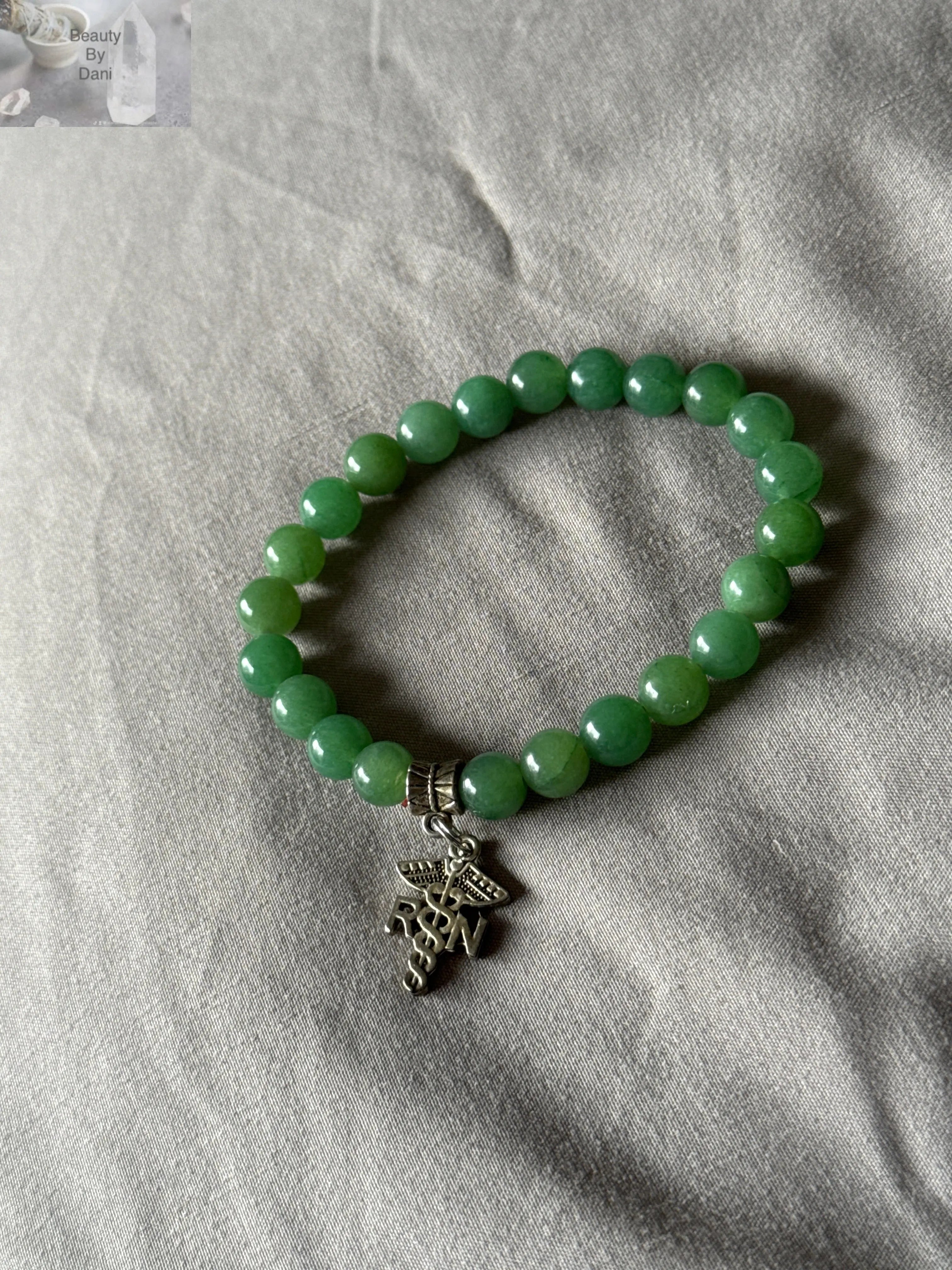 Aventurine RN Bracelet - 8mm Beads