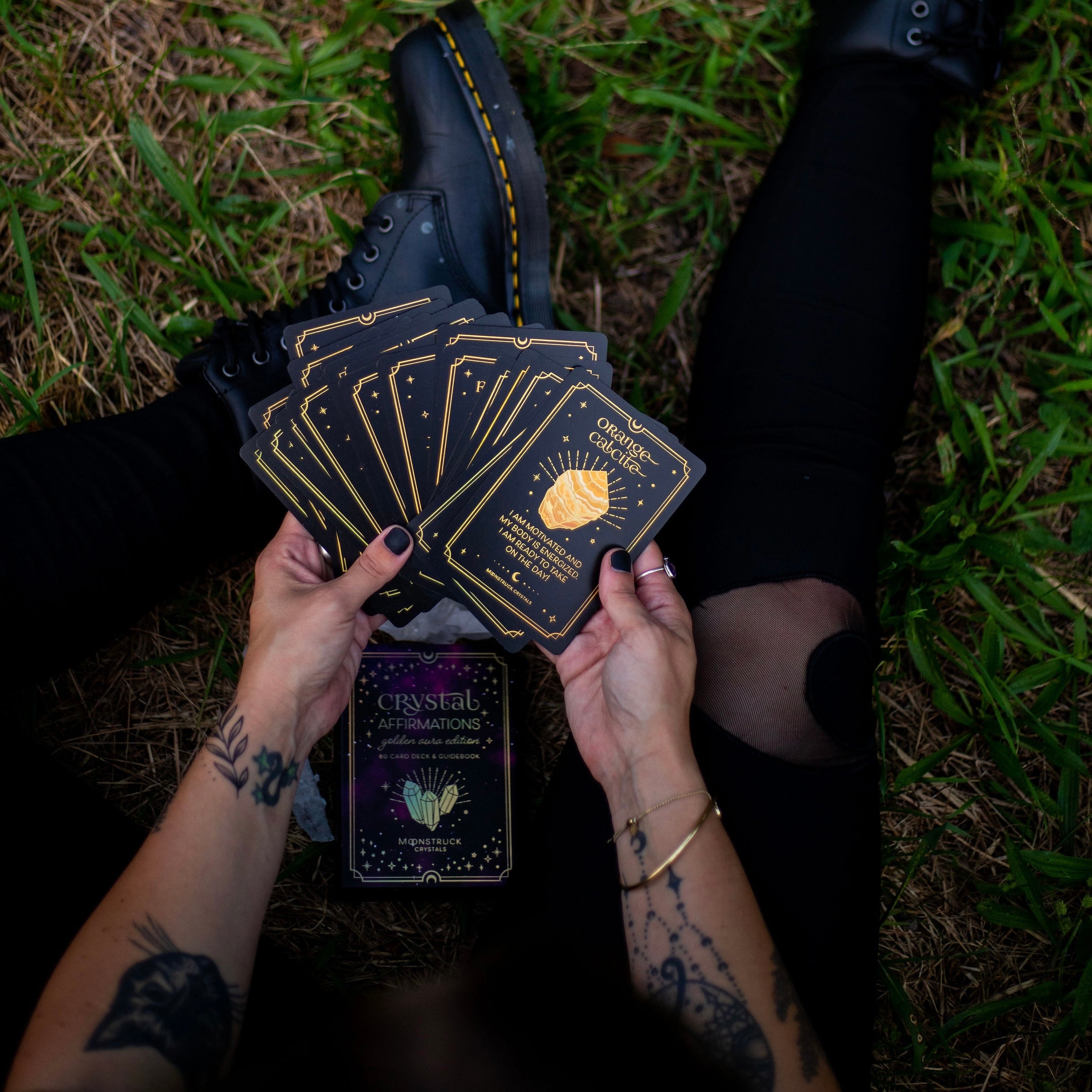 Gold Krystal Affirmations© Golden Aura Edition Card Deck