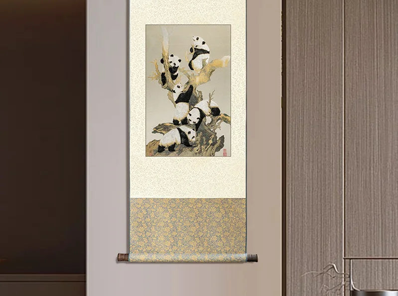 Shu Jiang Jin Yuan Silk Scroll Chinese Style Frame Painting Home Decoration Painting Gift