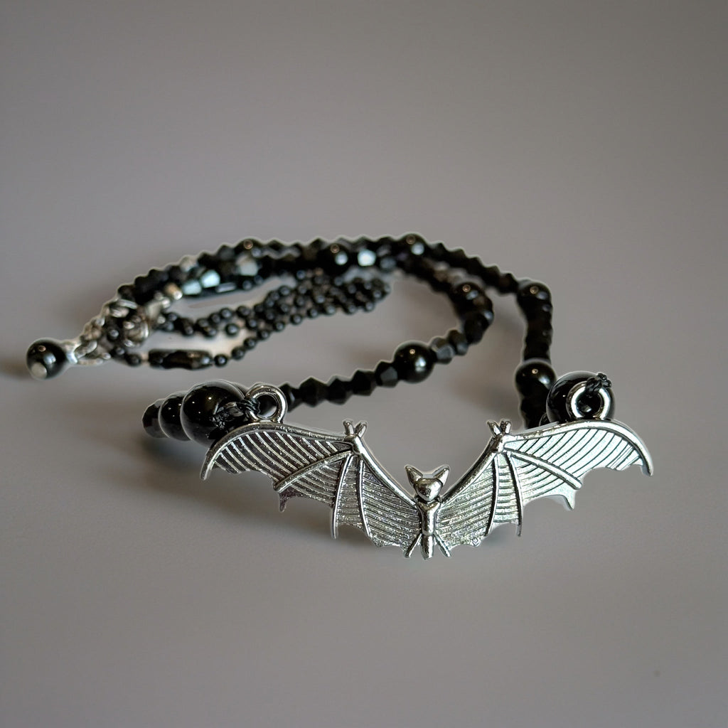 Bat Bling Deluxe Tumbler Charm Necklace | Necklace | Wiccan Center