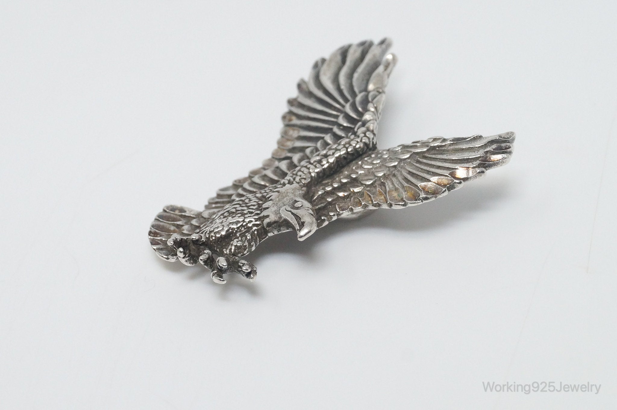 Vintage Native American Shube's Manufacturing Inc Sterling Silver Eagle Pendant | Jewelry > Necklaces > Pendants | Wiccan Center