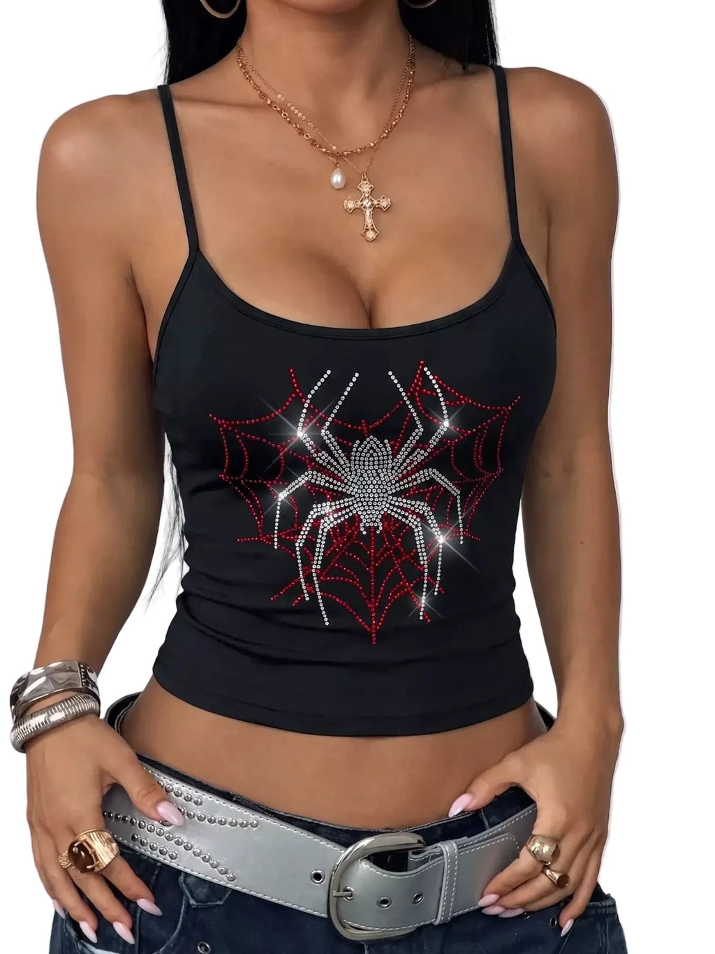 Web of Desire Rhinestone Cami | Clothing | Wiccan Center
