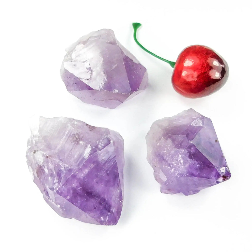 Large Purple Amethyst Crystal Points Rough Raw Gemstone Decor Supply | Home & Living > Home Decor > Home Accents > Rocks & Geodes | Wiccan Center