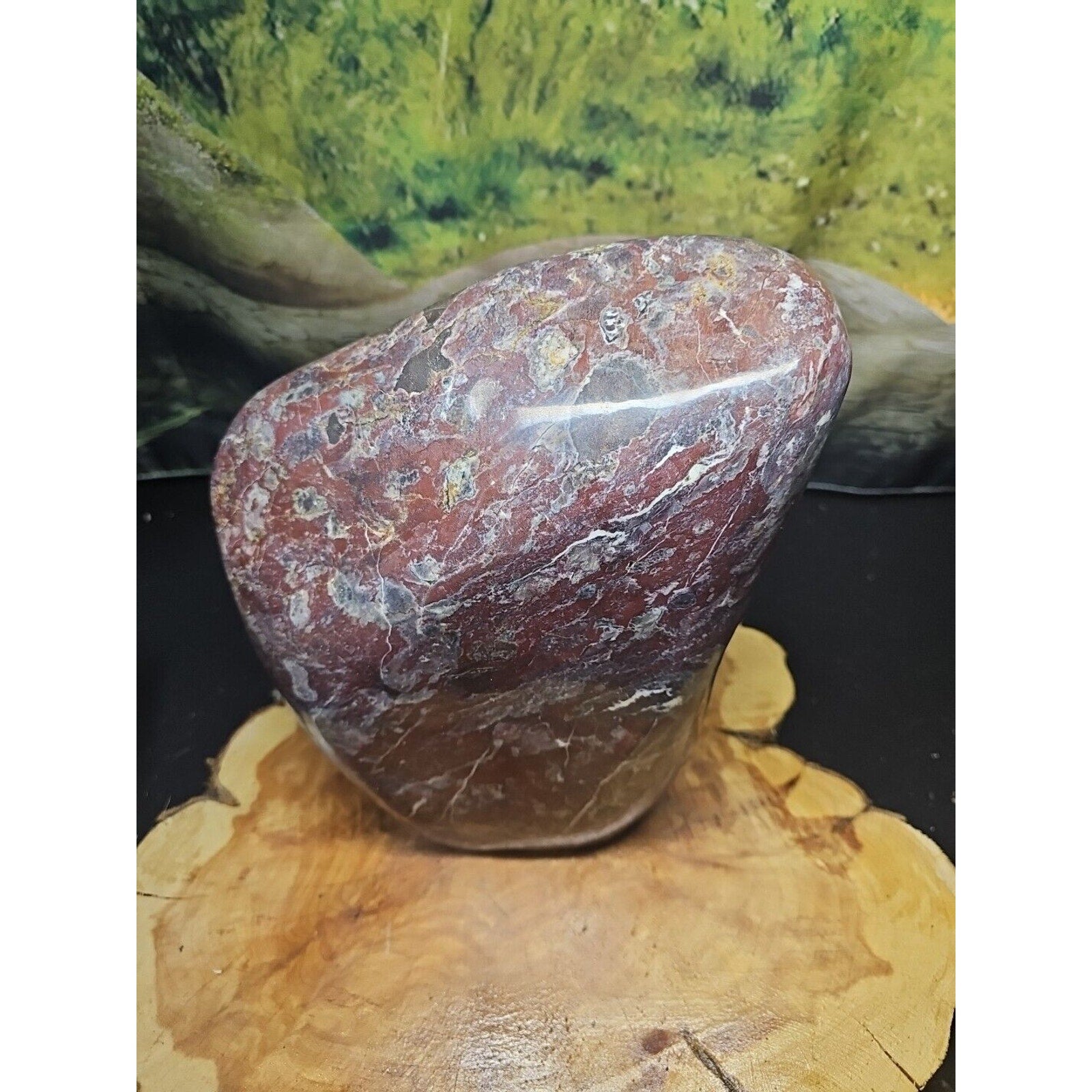 Chicken Blood Stone Quartz Crystal Mineral Specimen — 16.6 lbs, Vitality & Energy Stone | CrystalCloud Company