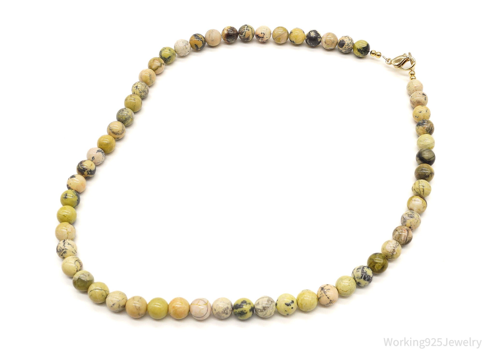 Vintage Designer LS Yellow Turquoise Bead Necklace | Jewelry > Necklaces | Wiccan Center