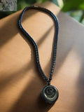 Hematite Double Circle Necklace