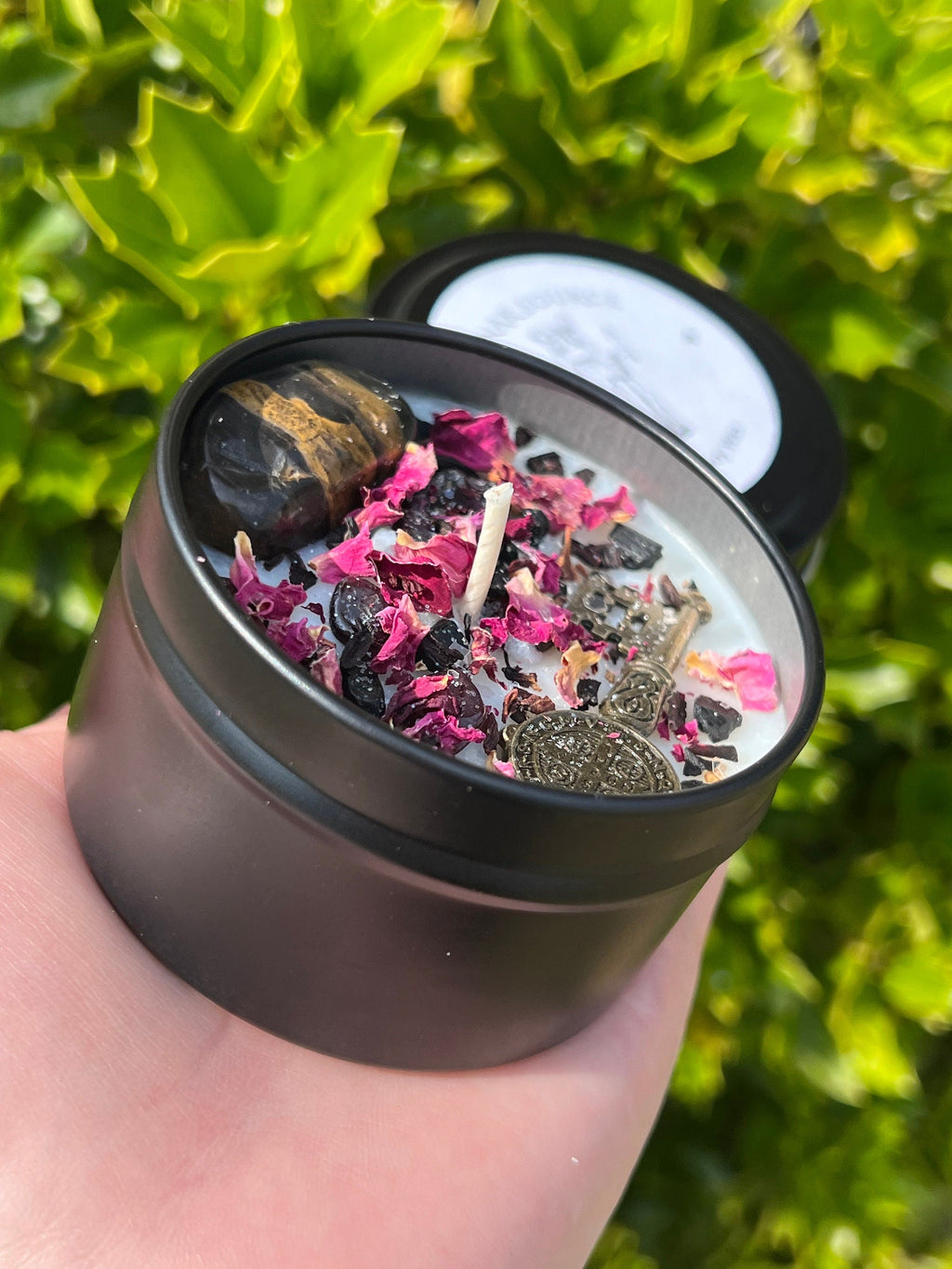 Hekate Dark Moon Goddess Candle | Hecate Witchcraft Pagan Queen Crossroad Keys Witches Witchcraft Herbal Intention Spell Ritual Altar Gift | | Wiccan Center