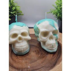 Pair skull candles | Home & Living > Home Decor > Home Accents > Rocks & Geodes | Wiccan Center