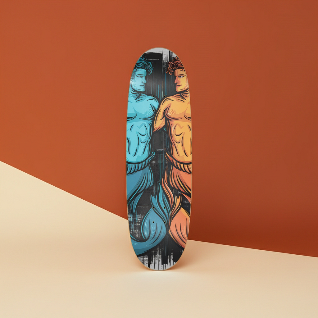 Oceanic Affection Skateboard – Ocean Love Art Deck | Skateboard | Wiccan Center