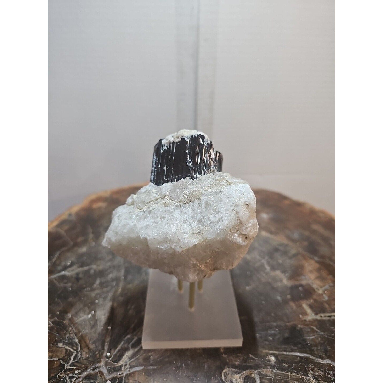 Black Tourmaline Raw Mineral Specimen — 1.11 lbs, Rough Natural Crystal | CrystalCloud Company | Mineral Specimens | Wiccan Center