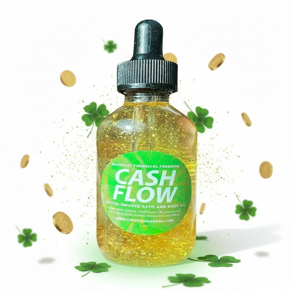 Cash Flow Crystal Infused Bath & Body Oil