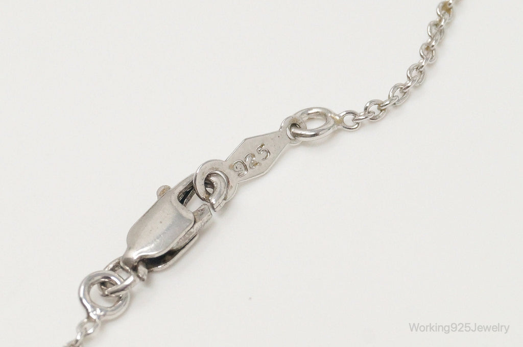 Horse Shoe Cubic Zirconia Sterling Silver Necklace | Jewelry > Necklaces > Pendants | Wiccan Center