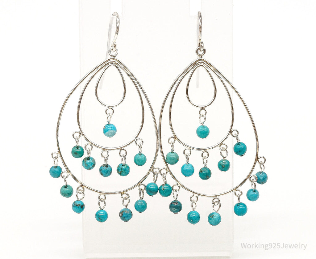 Designer SX Turquoise Sterling Silver Earrings | Jewelry > Earrings | Wiccan Center