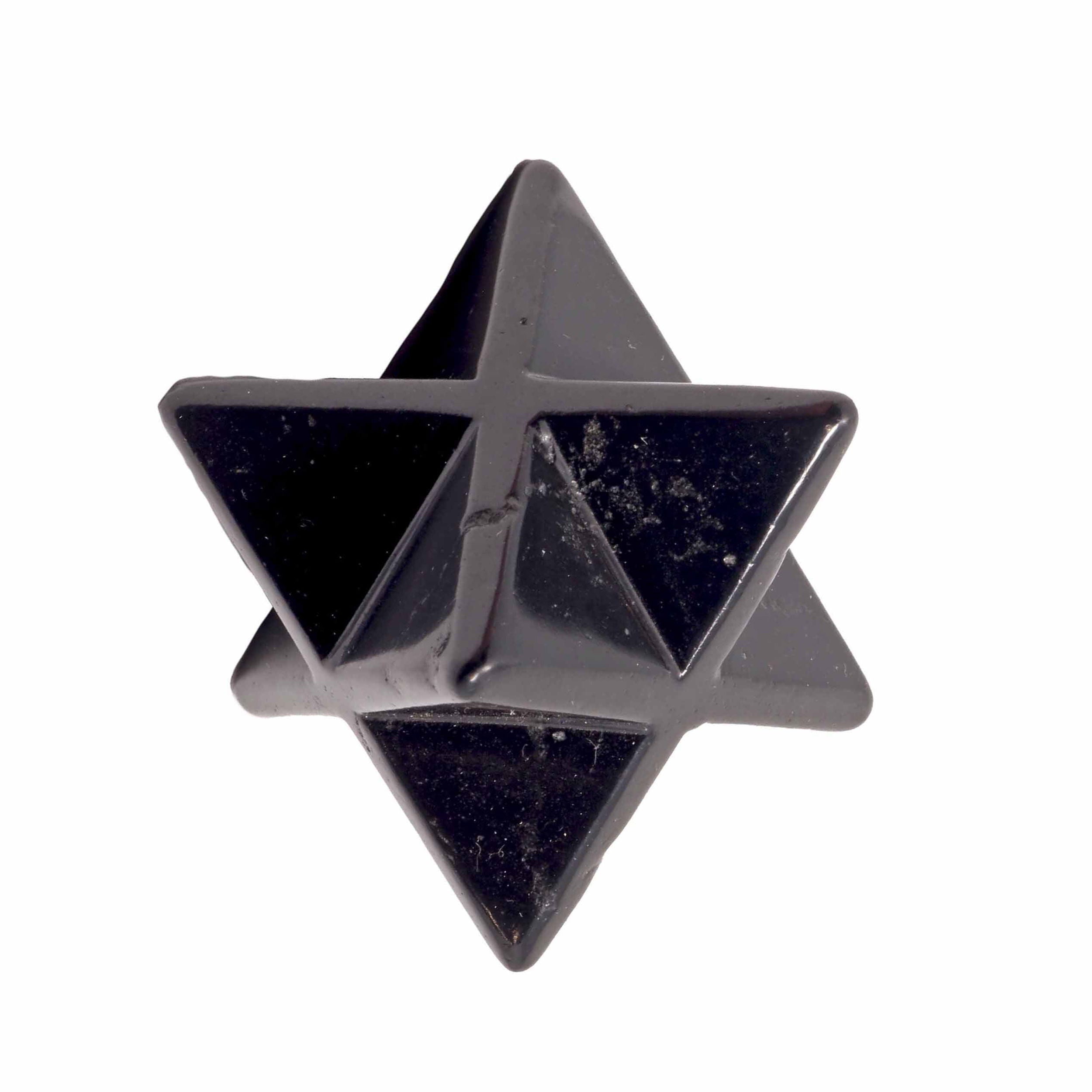 Shungite Merkaba Star -Sacred Geometry | Crystals & Minerals > Figurines | Wiccan Center