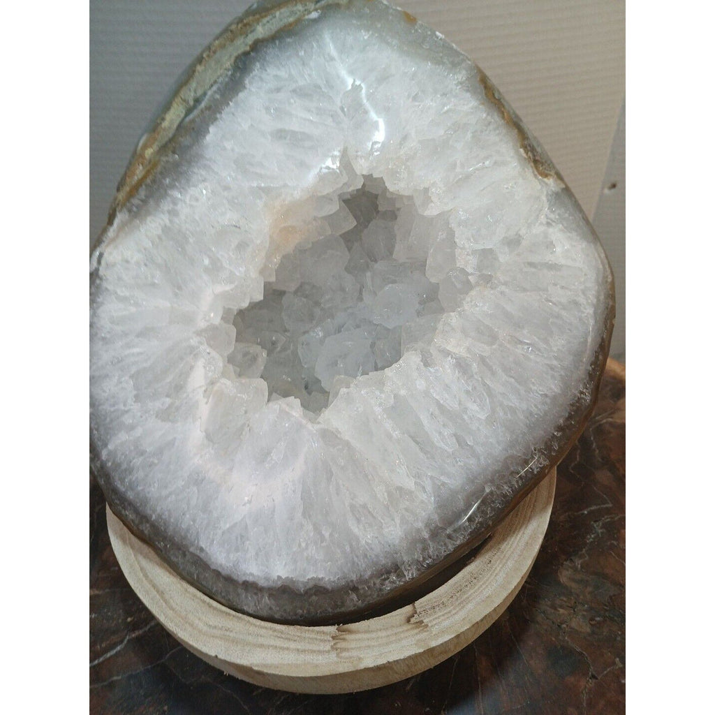 Large Natural Madagascar Agate Geode — 19.3 lbs, Museum-Quality Quartz Specimen | CrystalCloud Company | Geodes & Clusters | Wiccan Center