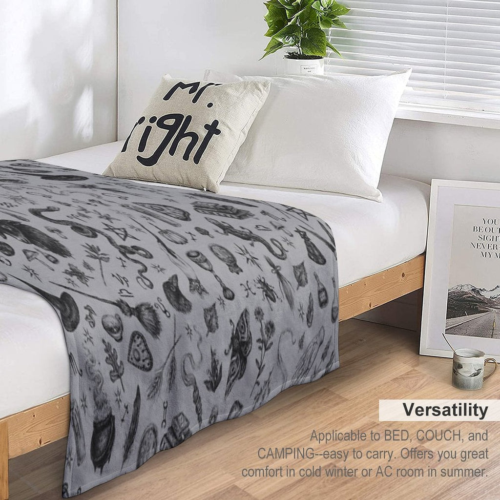 Salem Witch Durable Throw Blanket