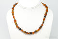 Vintage Designer GSJ Amber Tigers Eye Beads Sterling Silver Necklace | Jewelry > Necklaces > Pendants | Wiccan Center