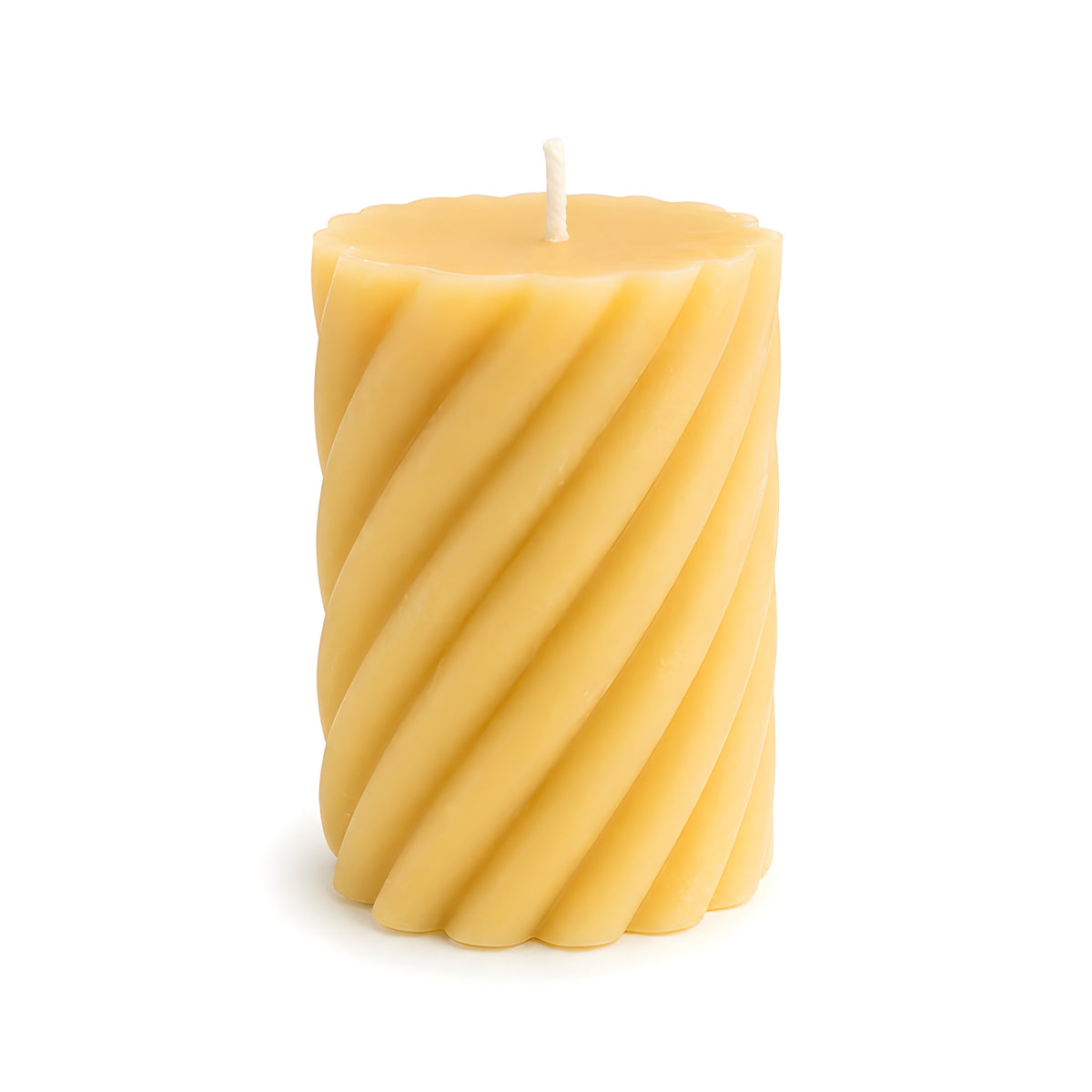 Spiral Pillar Beeswax Candle | Candles | Wiccan Center