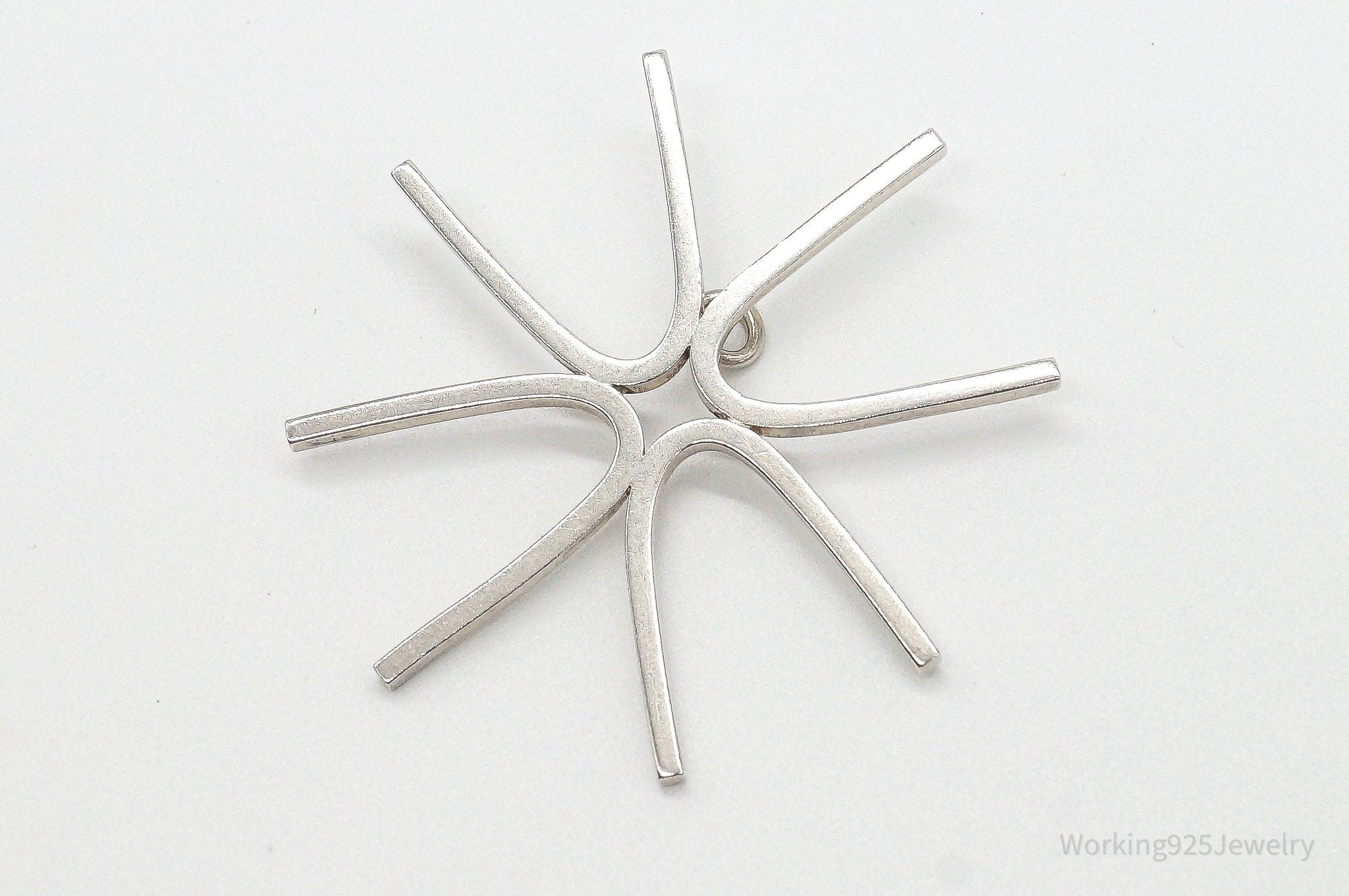 Large Vintage Modernist Sterling Silver Pendant | Jewelry > Necklaces > Pendants | Wiccan Center