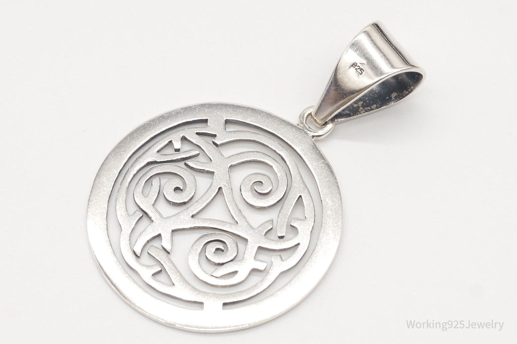 Vintage Retired Silpada Celtic Triskele Knot Sterling Silver Pendant | Jewelry > Necklaces > Pendants | Wiccan Center