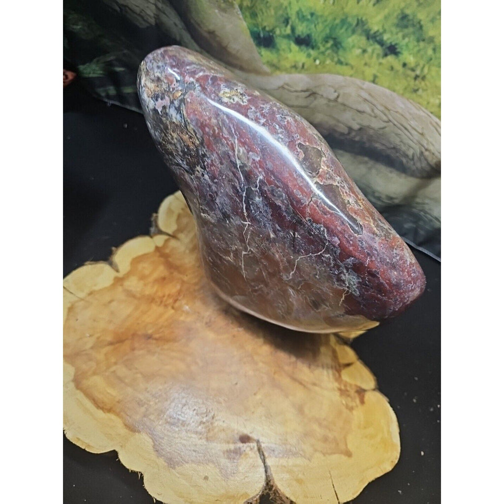 Chicken Blood Stone Quartz Crystal Mineral Specimen — 16.6 lbs, Vitality & Energy Stone | CrystalCloud Company