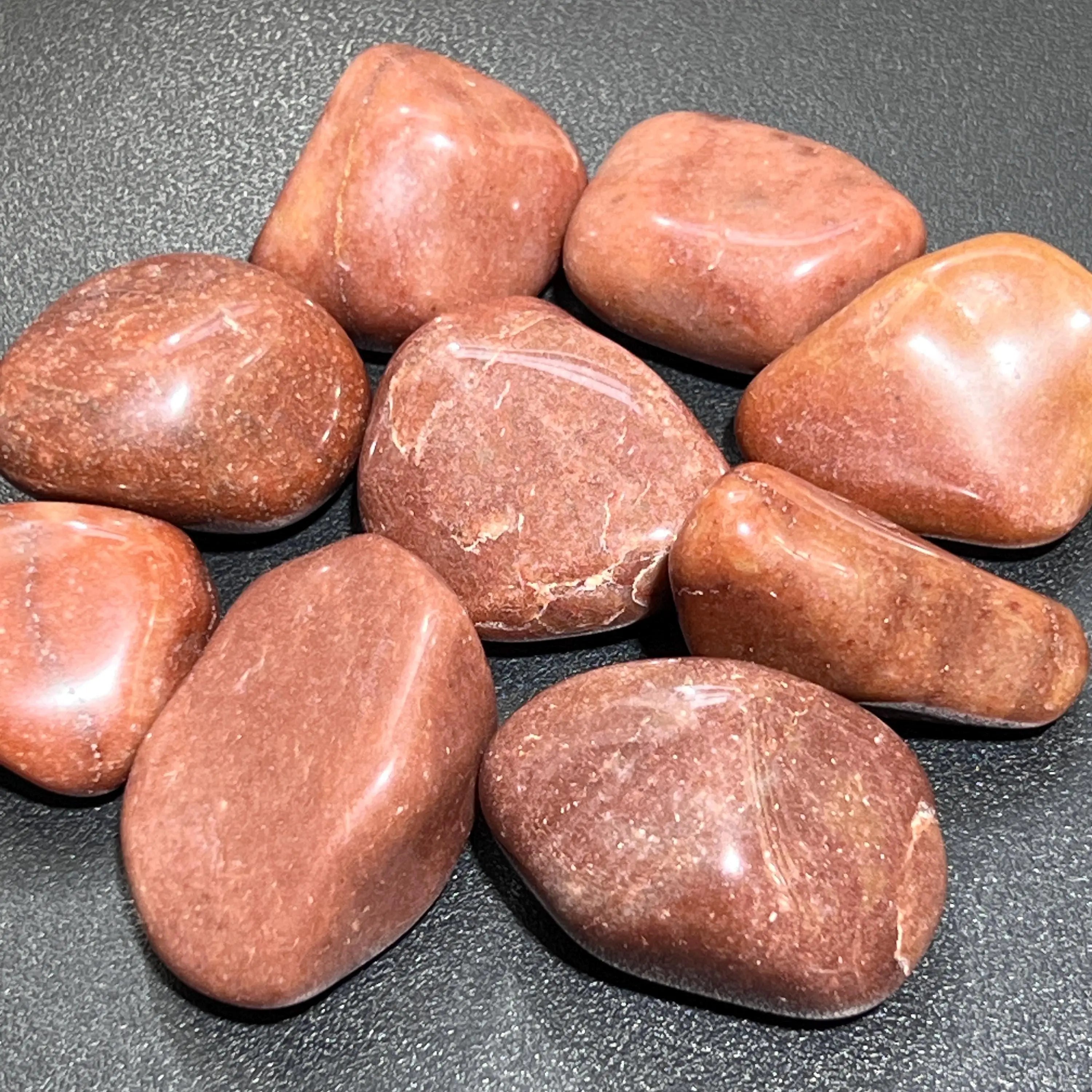 Large Red Brown Jasper Tumbled Stones (By The Piece Or Pound) | Home & Living > Home Decor > Home Accents > Rocks & Geodes | Wiccan Center