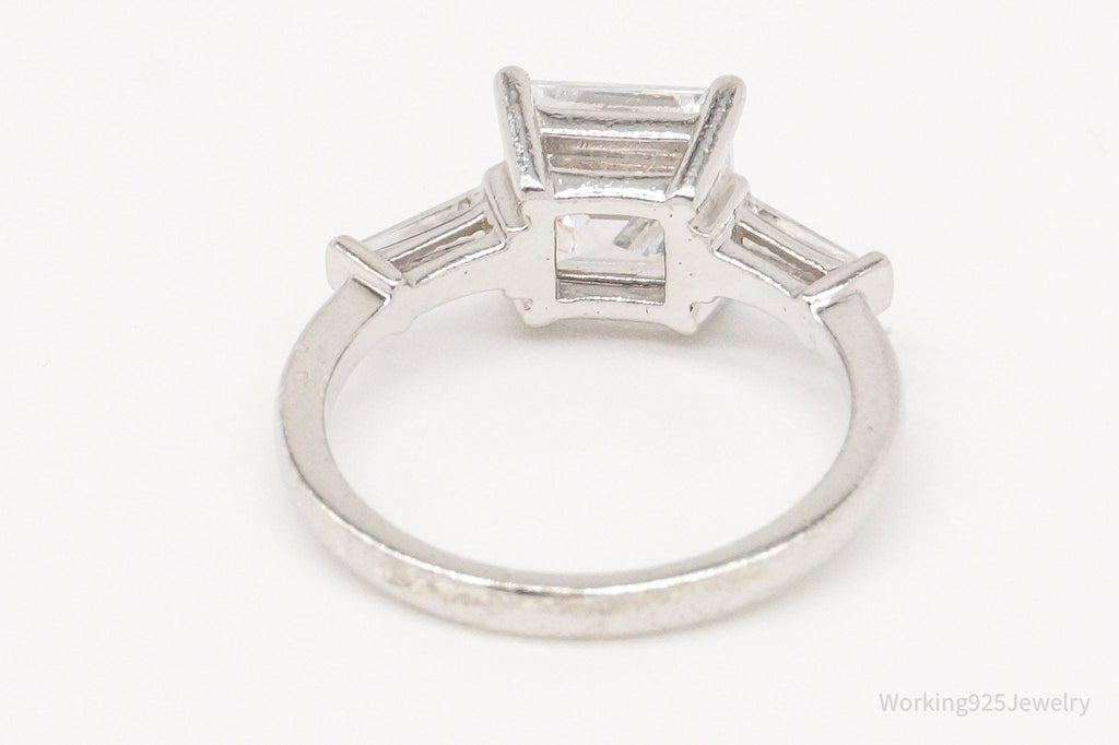 Vintage Cubic Zirconia Sterling Silver Ring - Size 7 | Jewelry > Rings | Wiccan Center