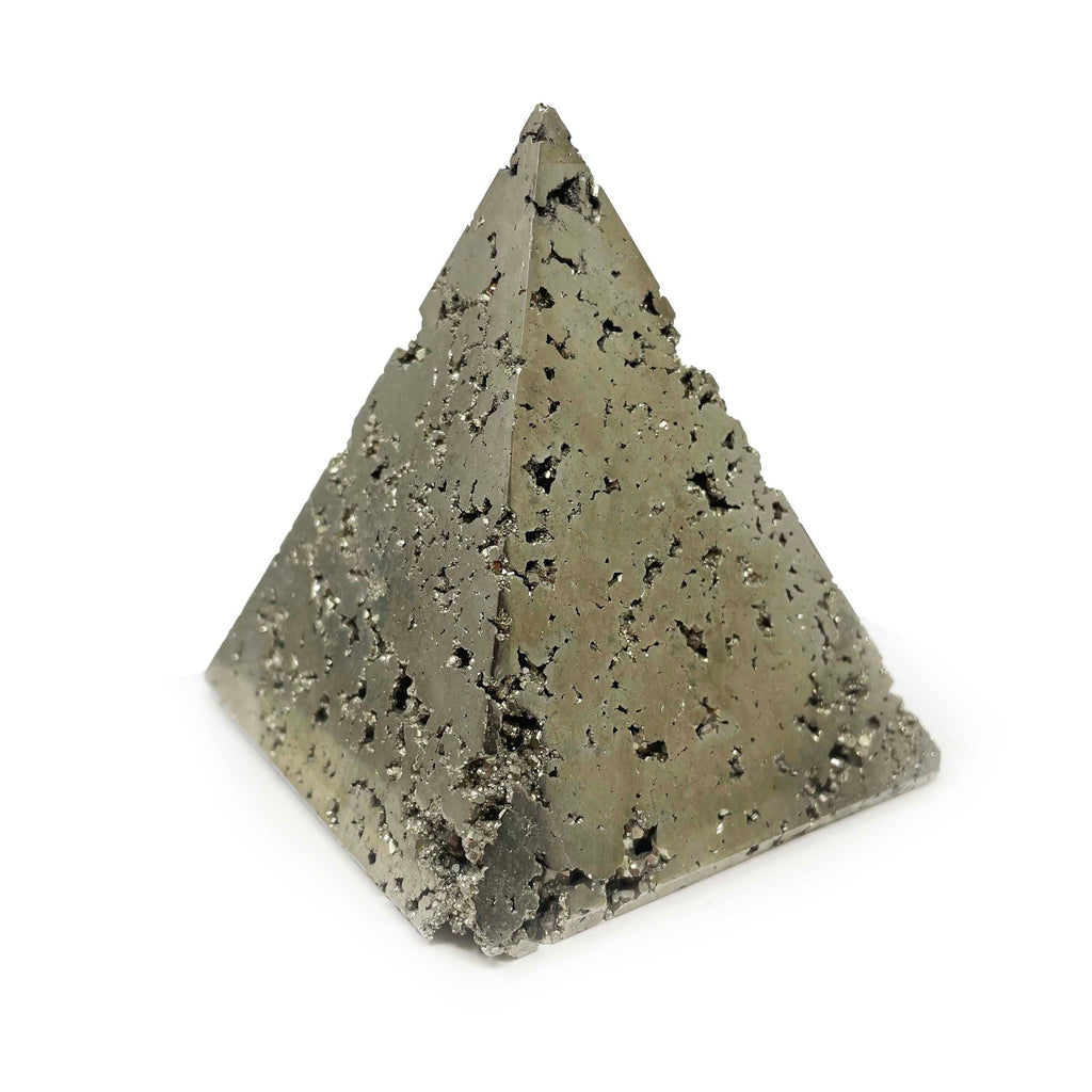 Peruvian Pyrite Pyramid | Crystals & Minerals > Figurines | Wiccan Center