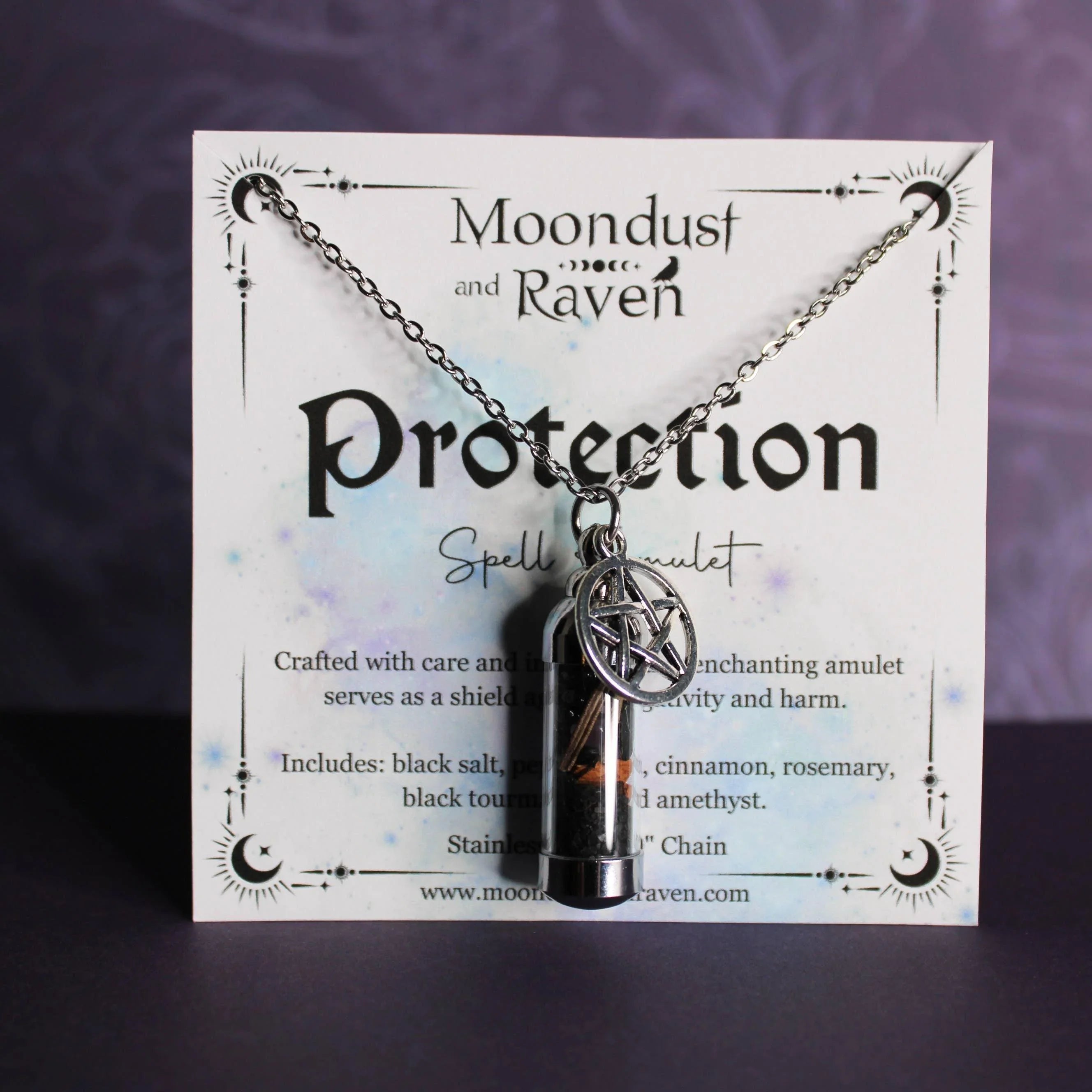 Protection Spell Jar Necklace