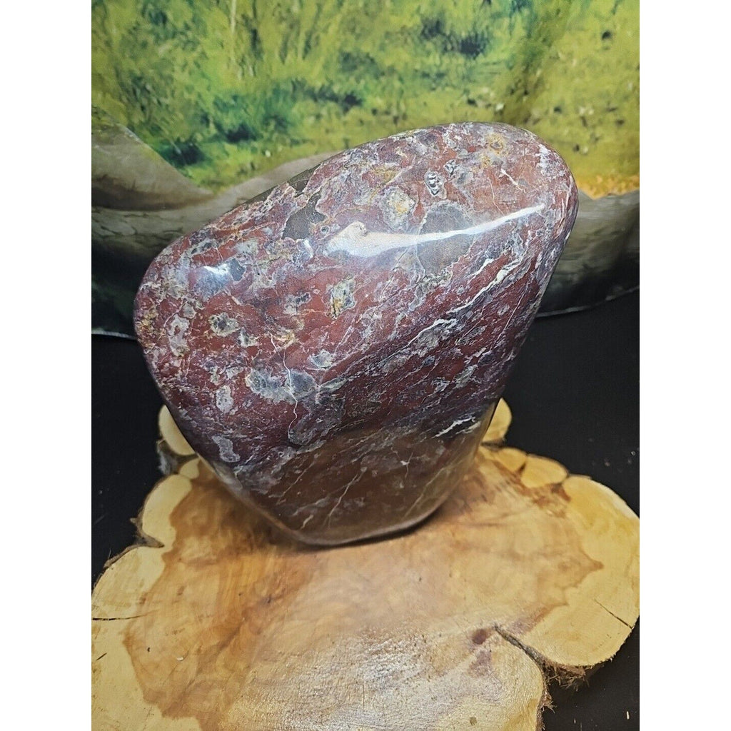Chicken Blood Stone Quartz Crystal Mineral Specimen — 16.6 lbs, Vitality & Energy Stone | CrystalCloud Company